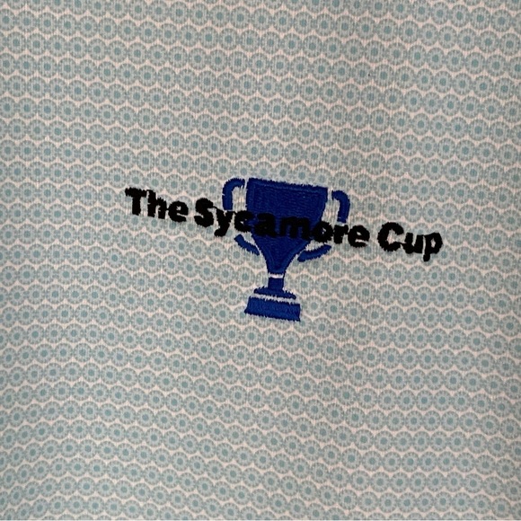 Turtleson polo Mens large Printed Embroidered golf performance Shirt Athleisure - Picture 2 of 7